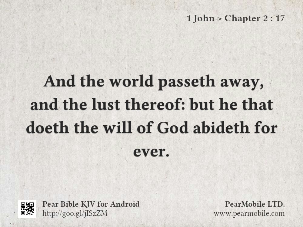 1 John, Chapter 2:17